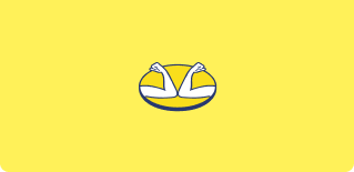 Imagen con fondo amarillo y logotipo de mercadolibre